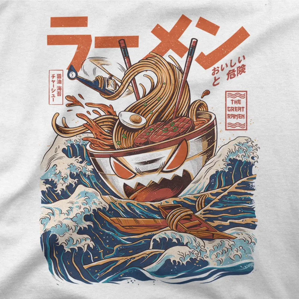 Great Ramen Off Kanagawa T-Shirt - Limitee Apparel