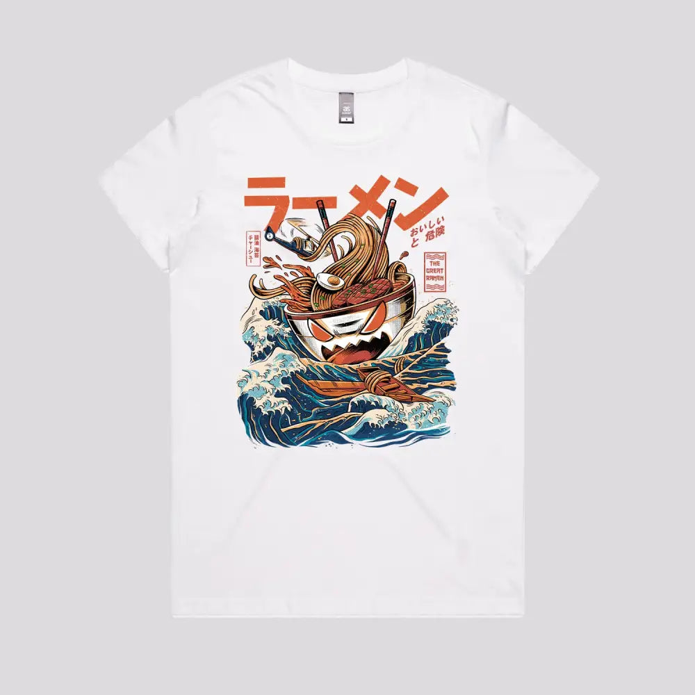 Great Ramen Off Kanagawa T-Shirt - Limitee Apparel