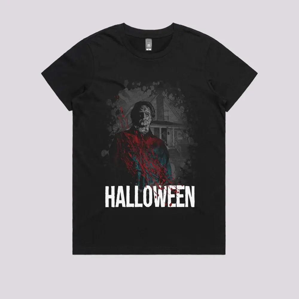 Halloween T-Shirt Womens / Black Xs Adult Tee