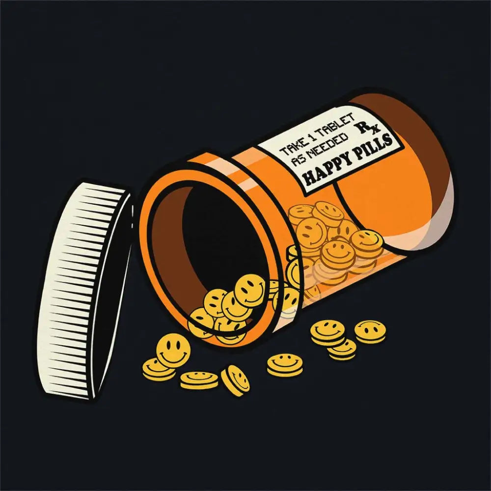 Happy Pills T-Shirt Adult Tee