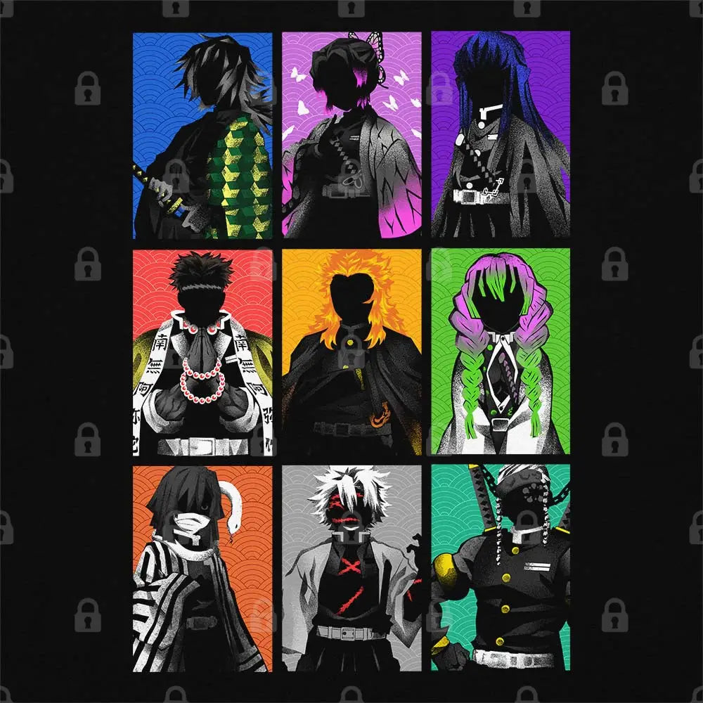Hashira Color T-Shirt | Anime T-Shirts