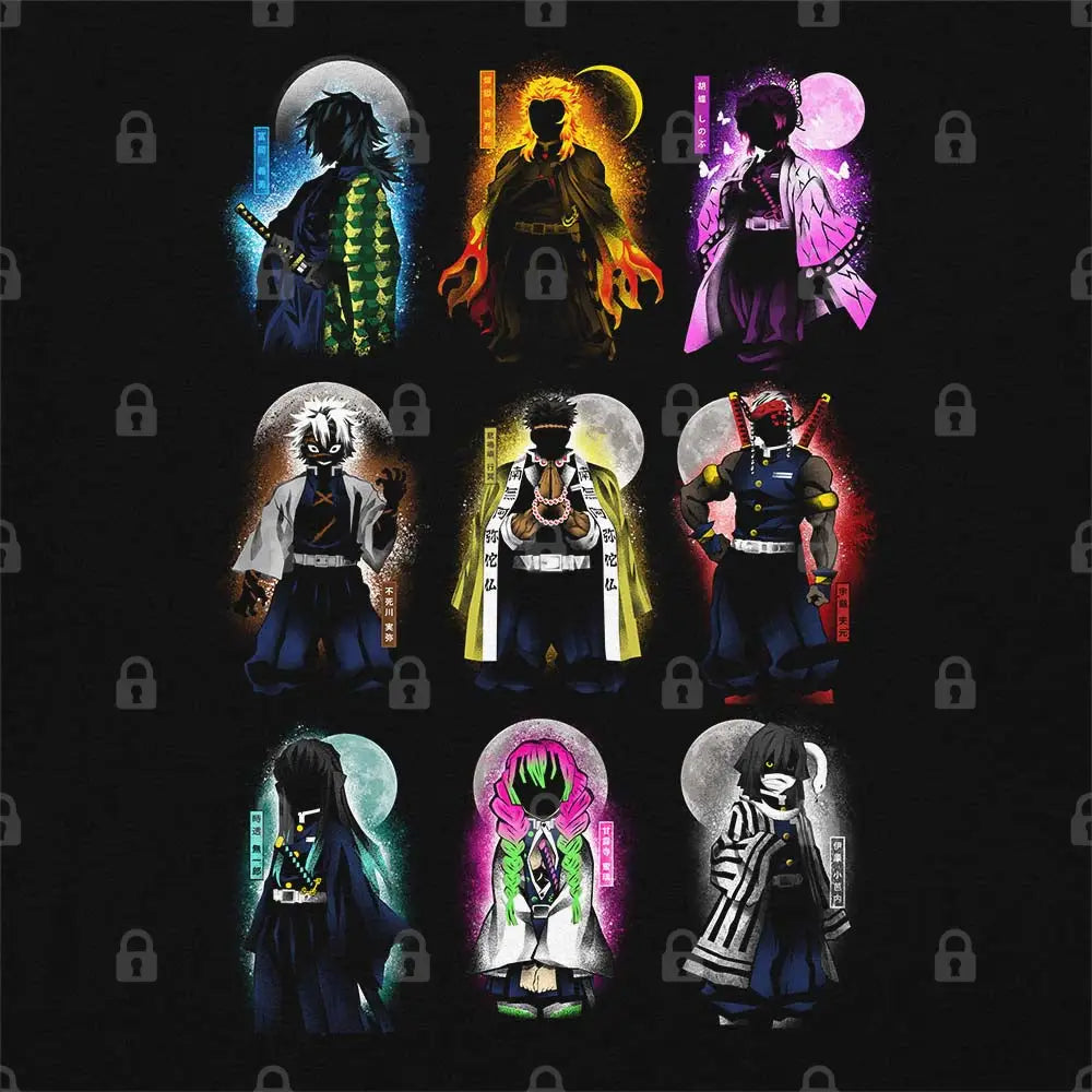Hashira Pillars T-Shirt | Anime T-Shirts