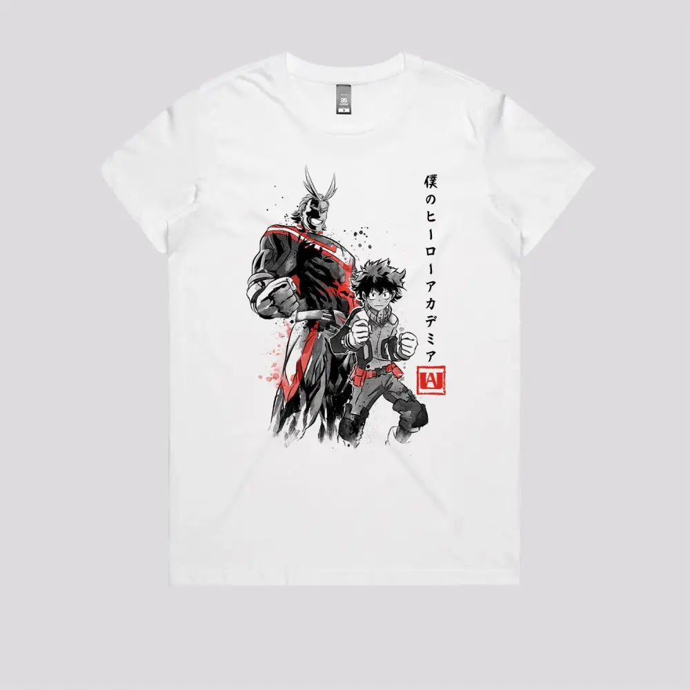 Hero Academia Sumi-e T-Shirt | Anime T-Shirts