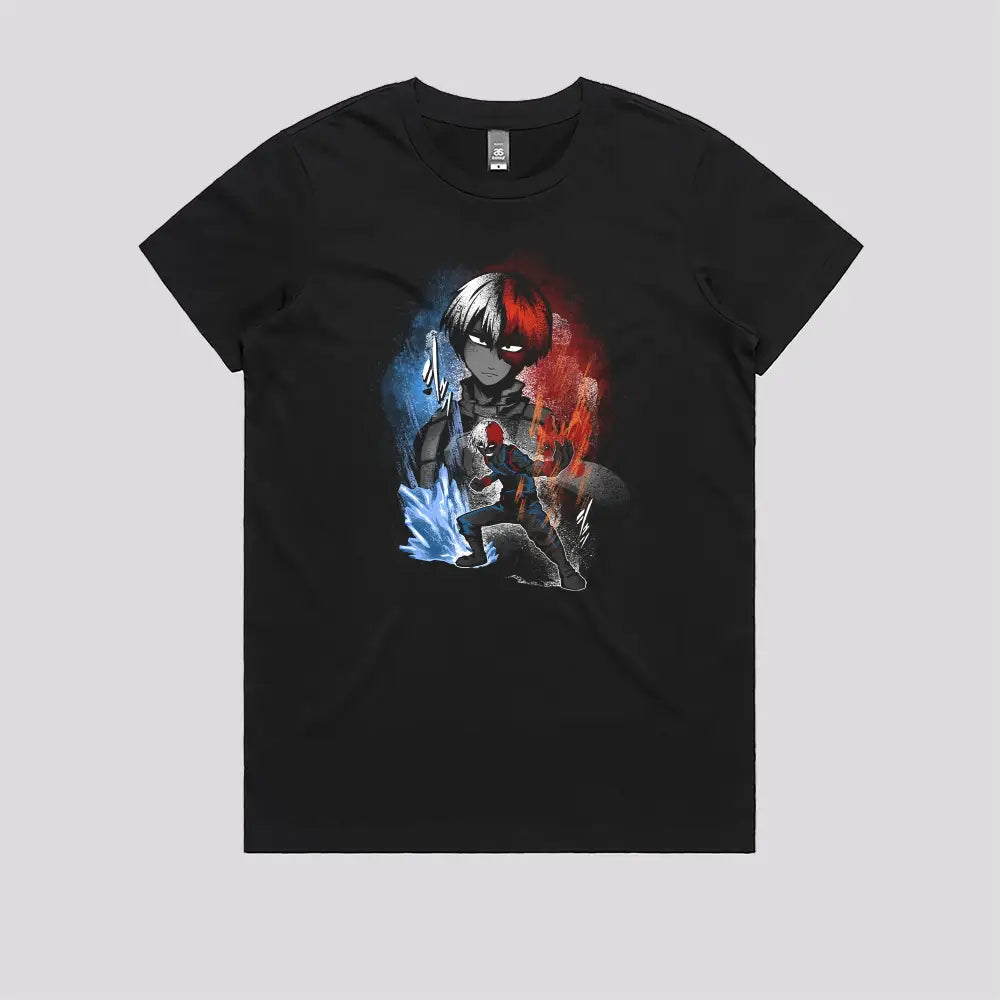Hero Half Cold Half Hot T-Shirt | Anime T-Shirts
