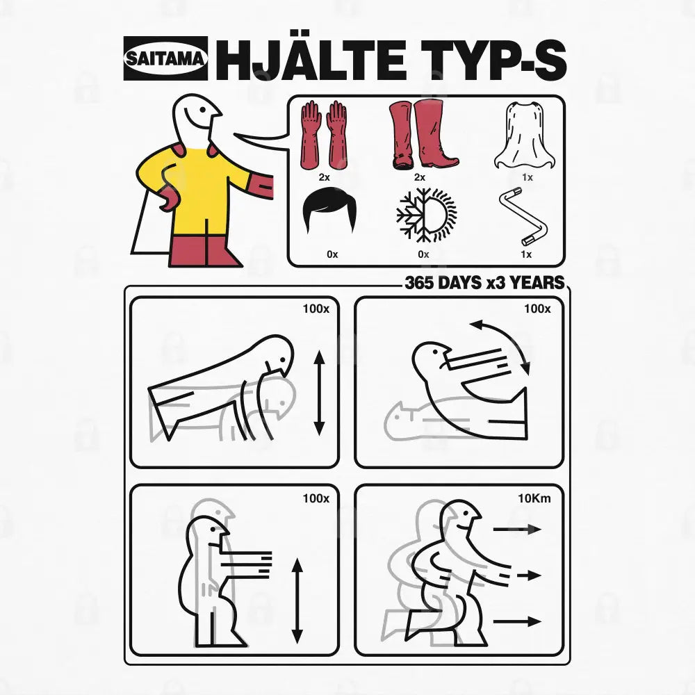 Hero Type-S T-Shirt | Anime T-Shirts