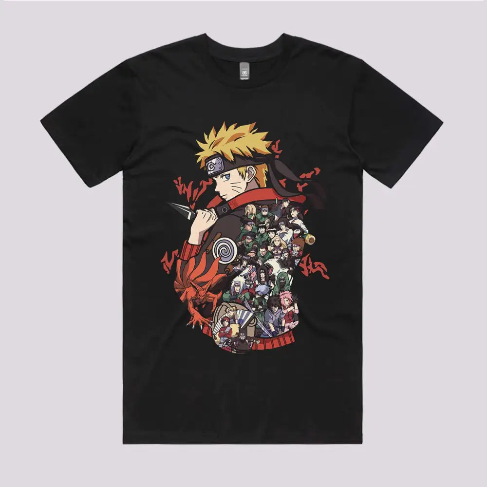 Hokage Art T-Shirt | Anime T-Shirts