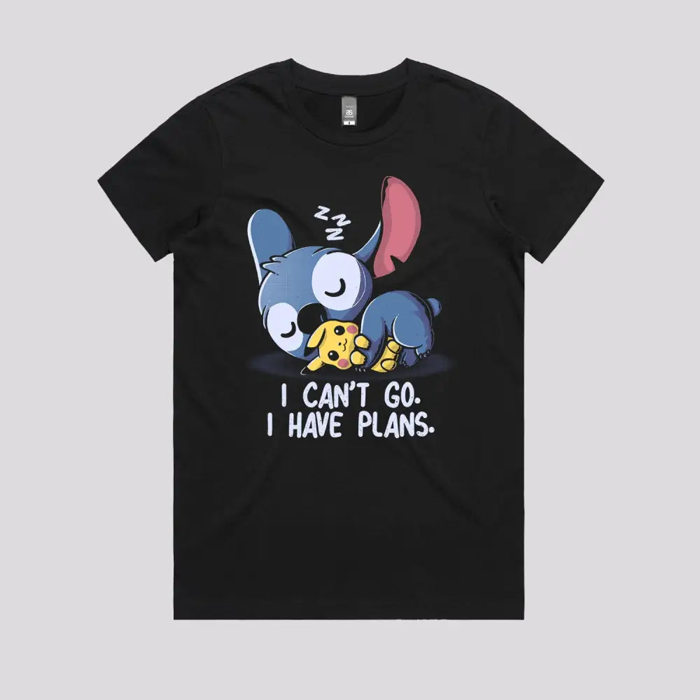 I Can't Go T-Shirt - Limitee Apparel