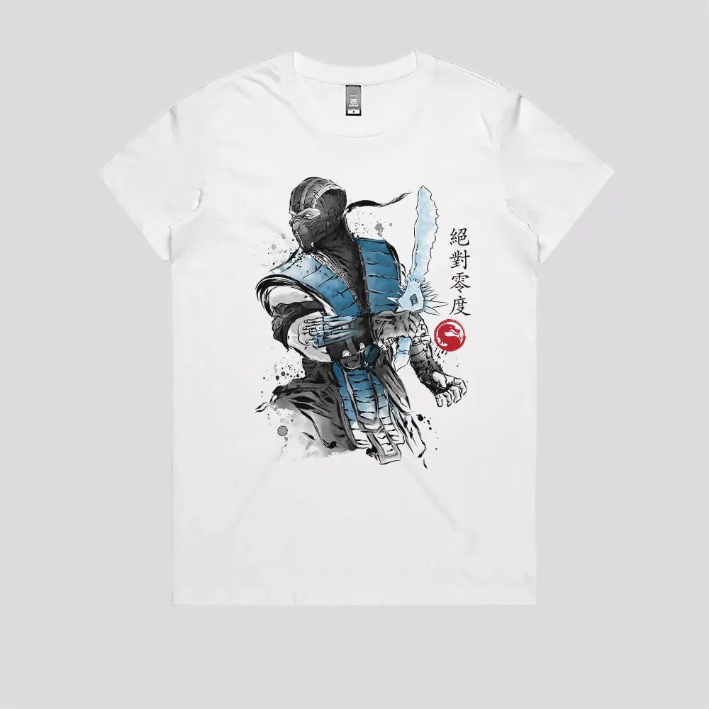 Ice Warrior Sumi-e T-Shirt | Pop Culture T-Shirts