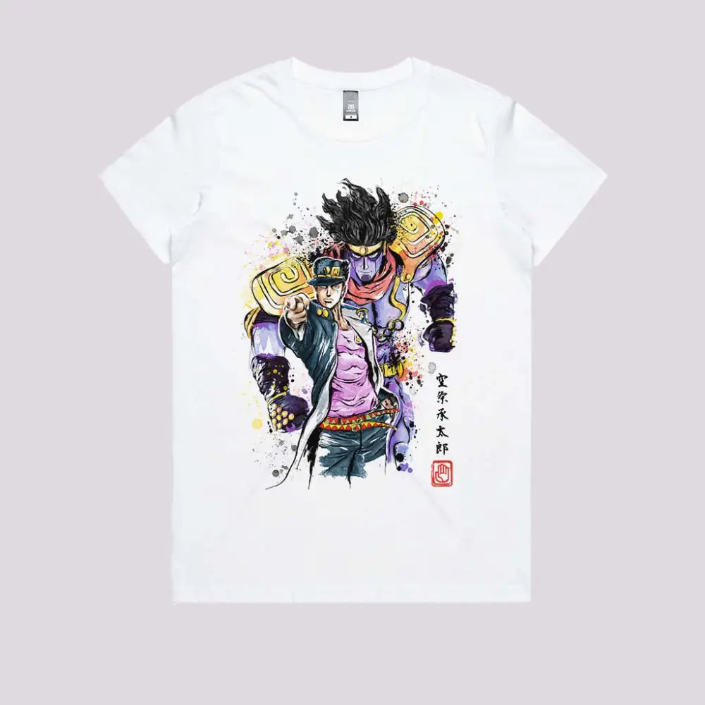 Jotaro Watercolour T-Shirt | Anime T-Shirts