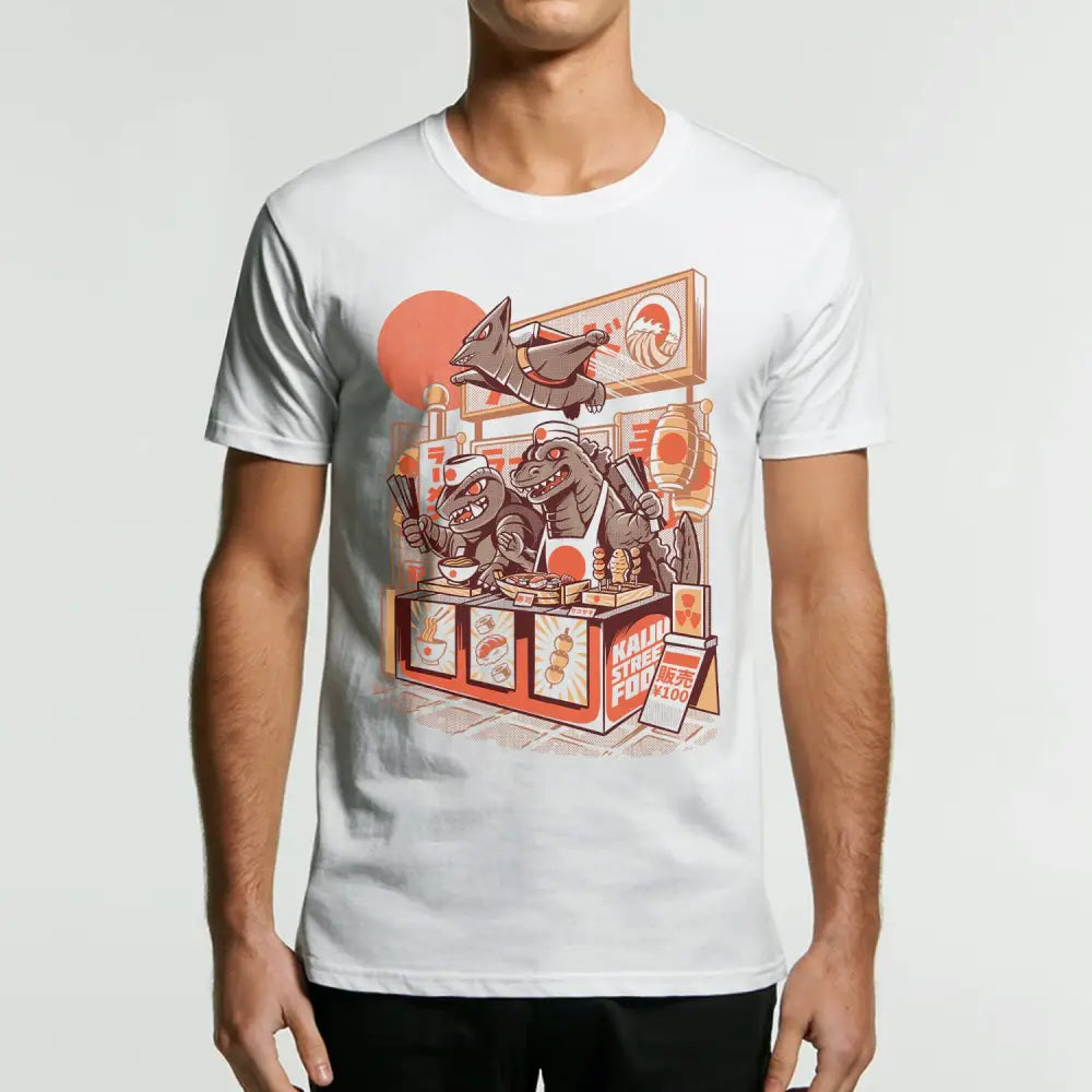 Kaiju Street Food T-Shirt | Anime T-Shirts