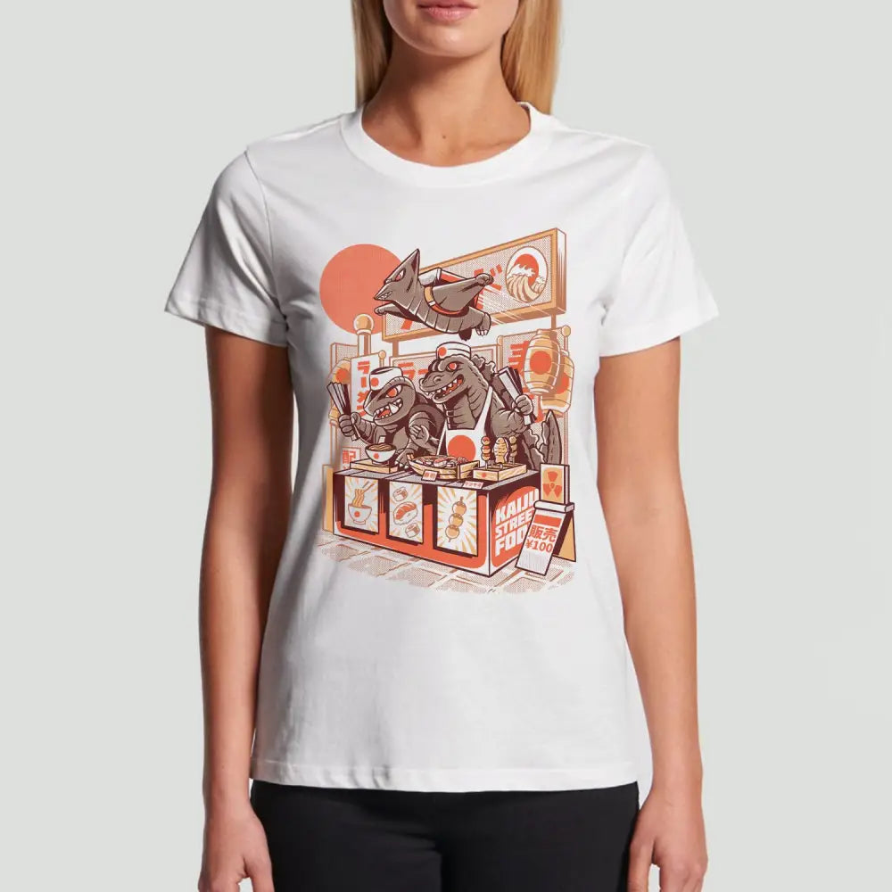 Kaiju Street Food T-Shirt | Anime T-Shirts