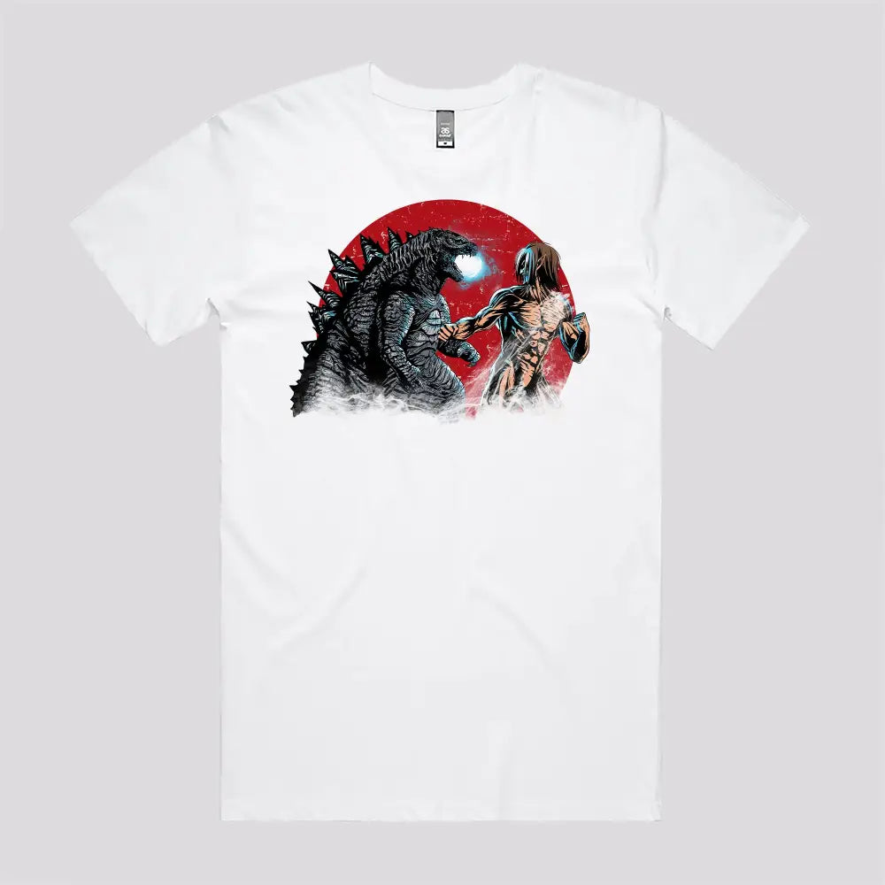 Kaiju vs Titan T-Shirt | Anime T-Shirts