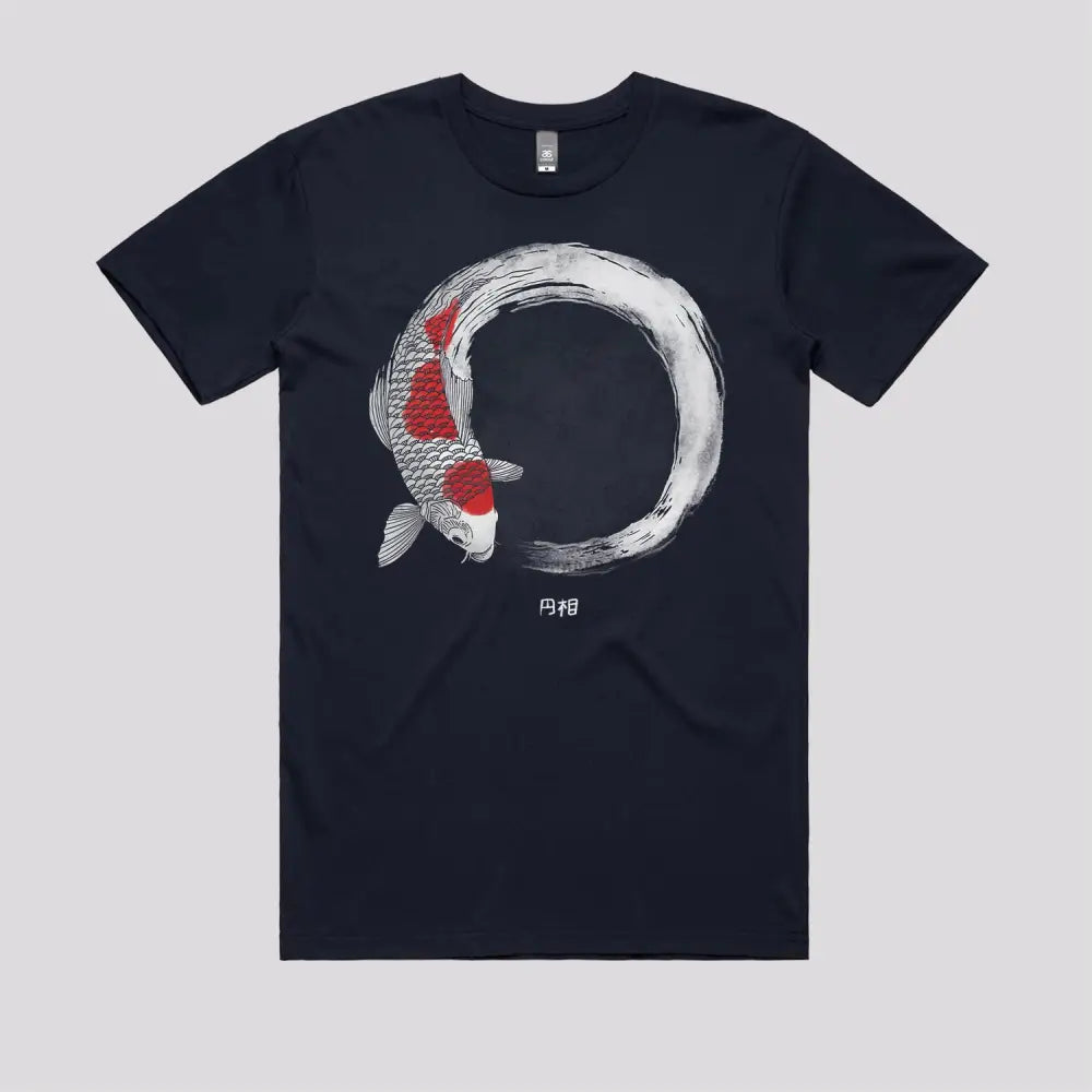 Koi Fish Enso T-Shirt - Limitee Apparel