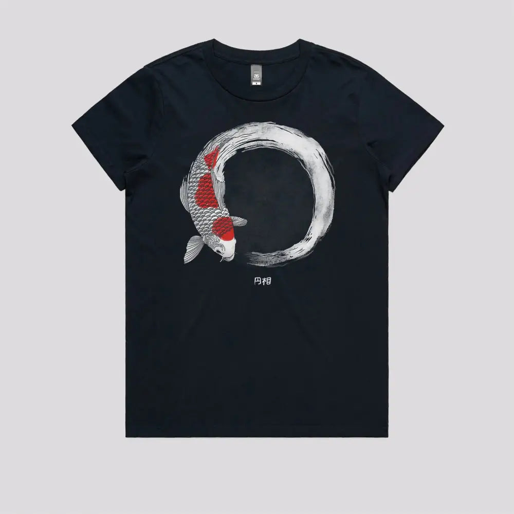 Koi Fish Enso T-Shirt - Limitee Apparel