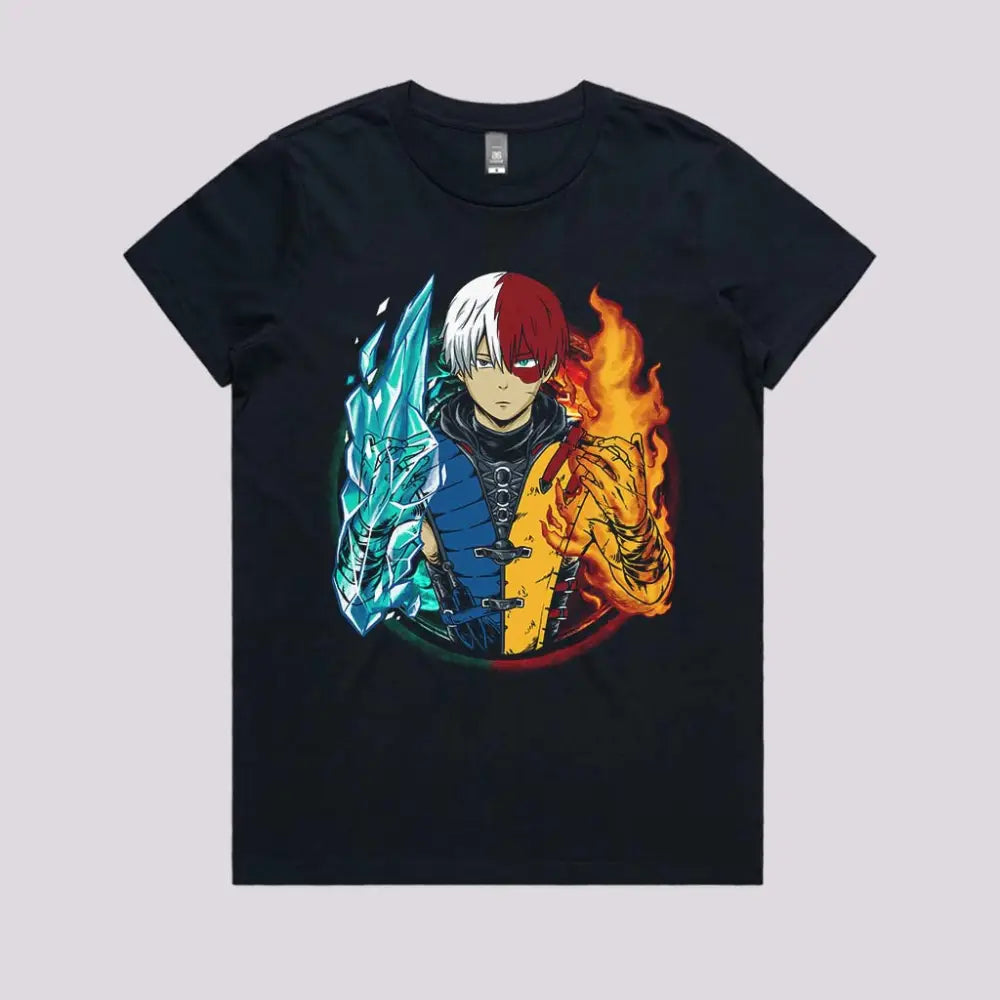 Kombat Todoroki T-Shirt | Anime T-Shirts