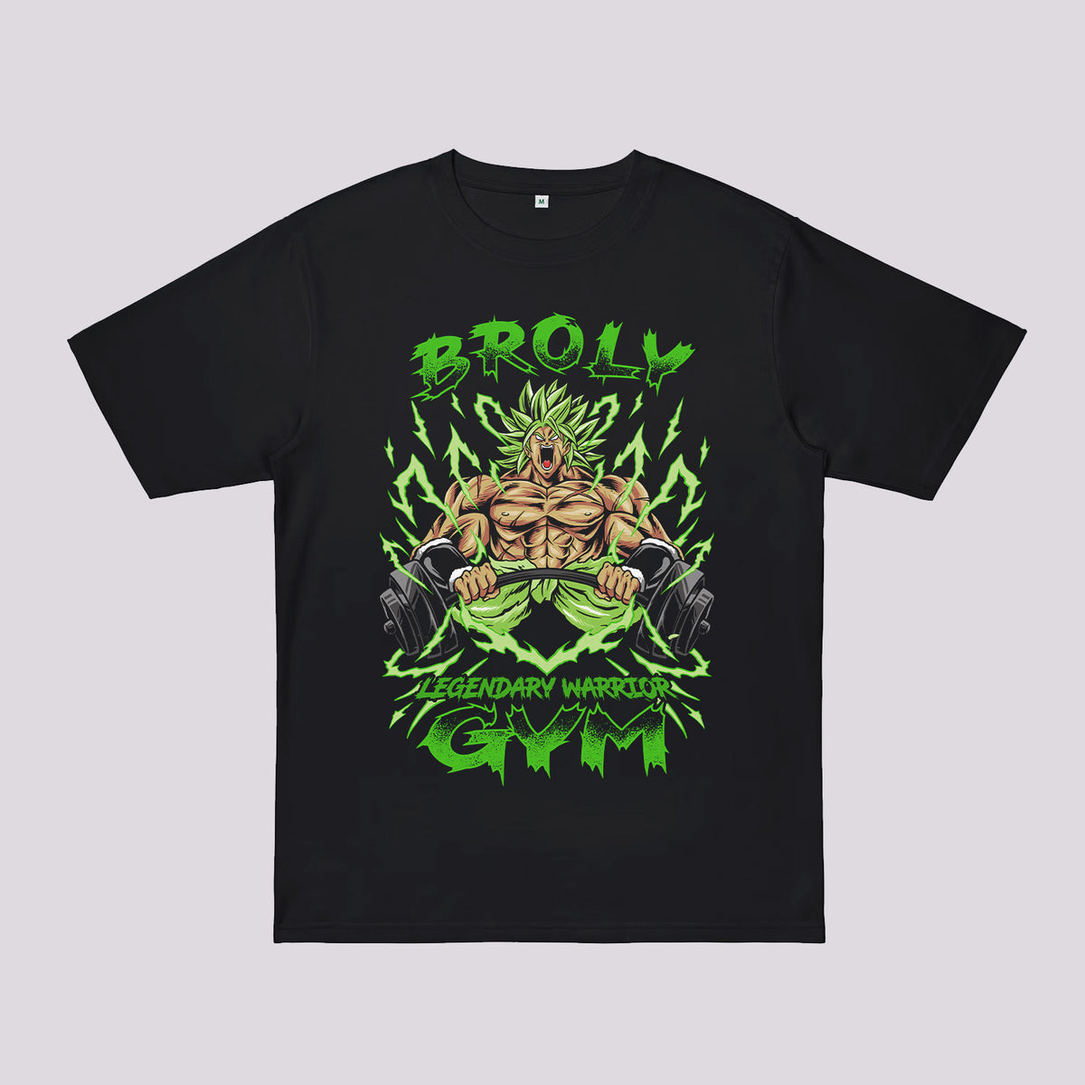 Legendary Saiyan Warrior Gym Oversized Anime T-Shirt