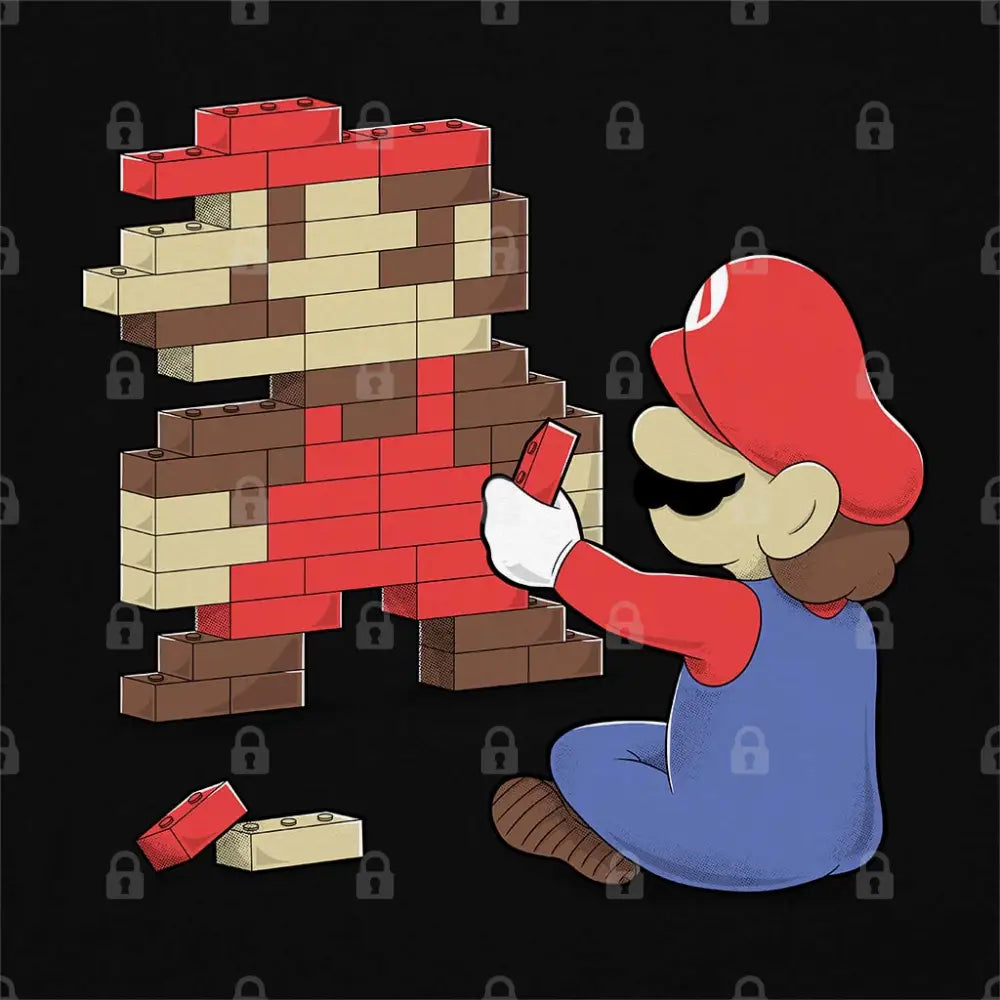 Lego Mario T-Shirt Adult Tee