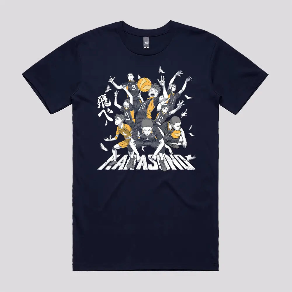 Let's Go Karasuno T-Shirt | Anime T-Shirts