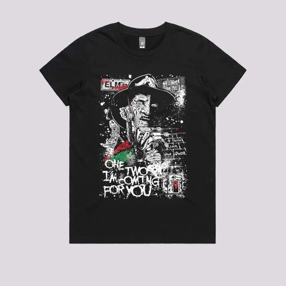 Lock Your Door T-Shirt Womens / Black Xs Adult Tee