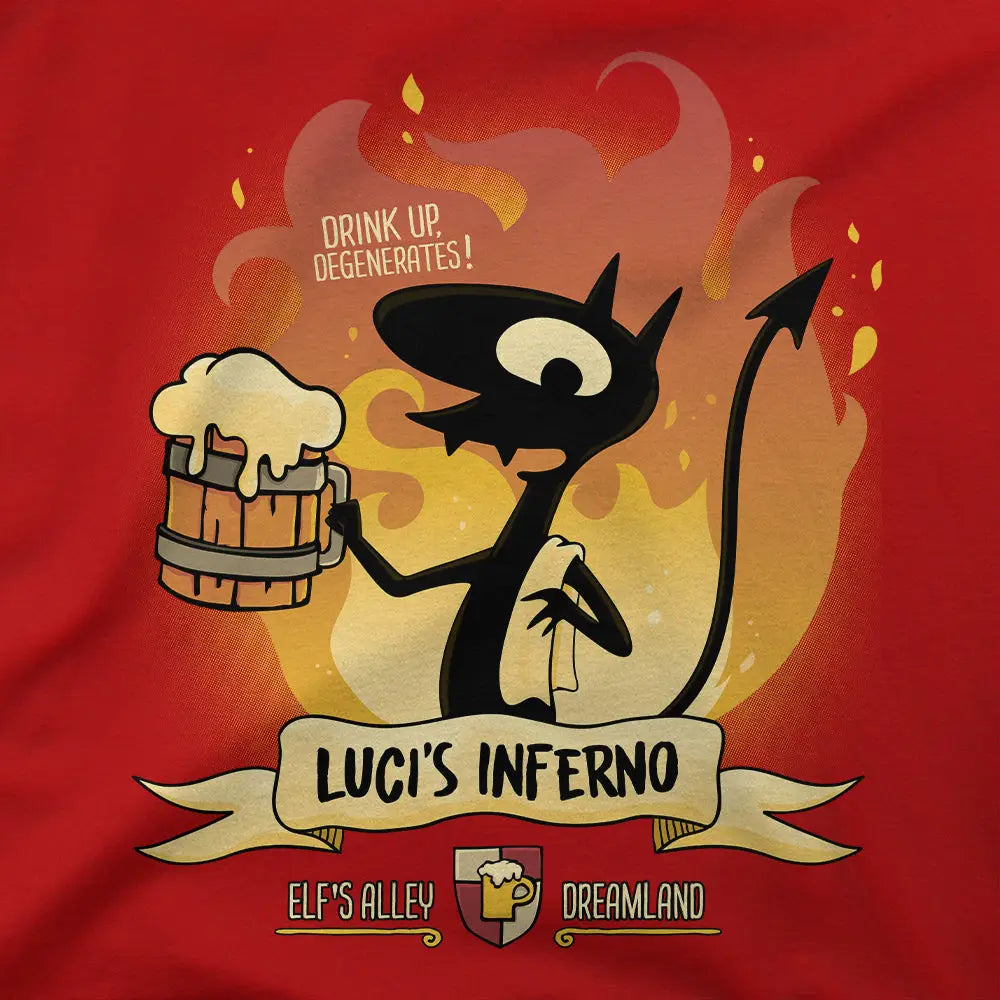 Luci's Inferno T-Shirt - Limitee Apparel