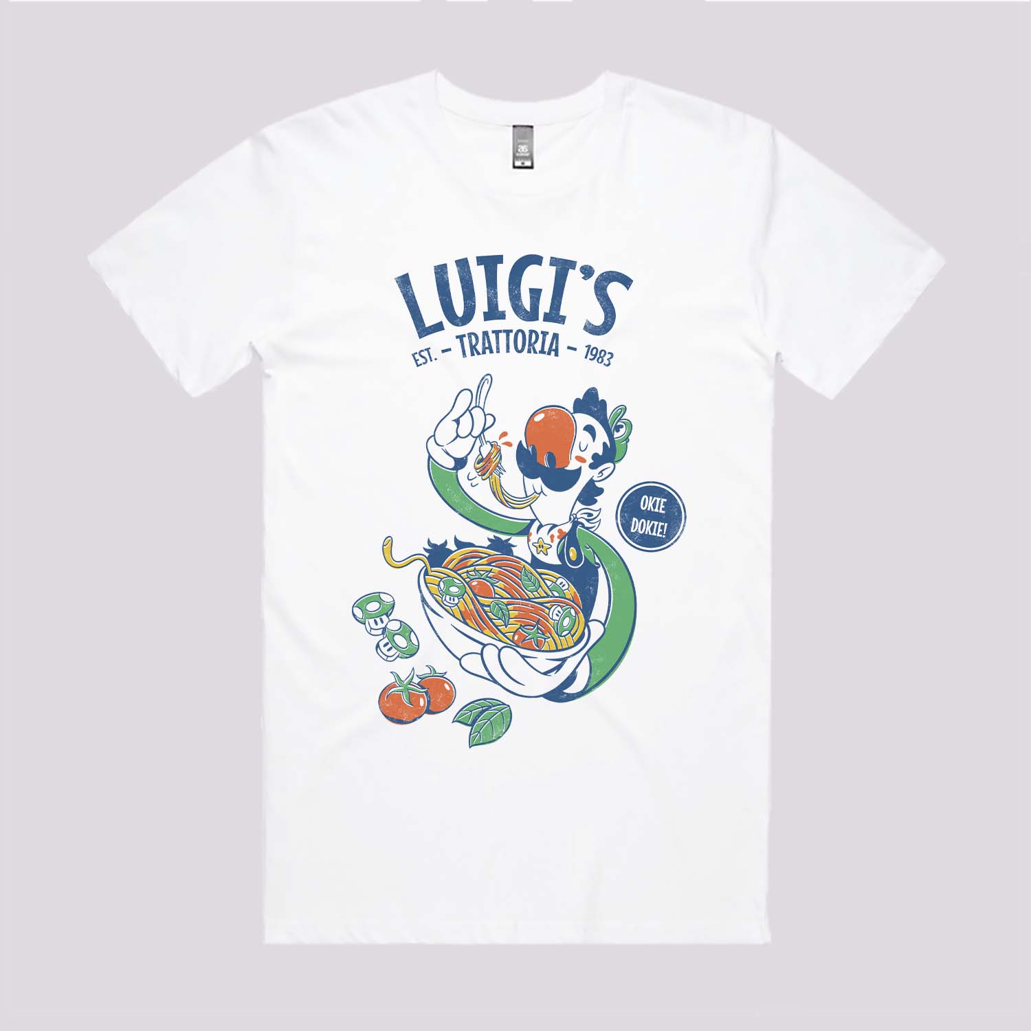 Luigi's Spaghetti Graphic Tee