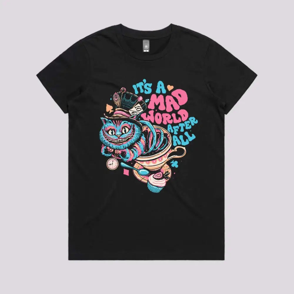 Mad World Cat T-Shirt | Pop Culture T-Shirts