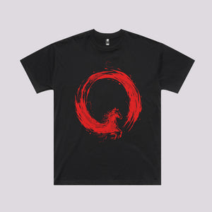 Enso Horse Fire Graphic Tee
