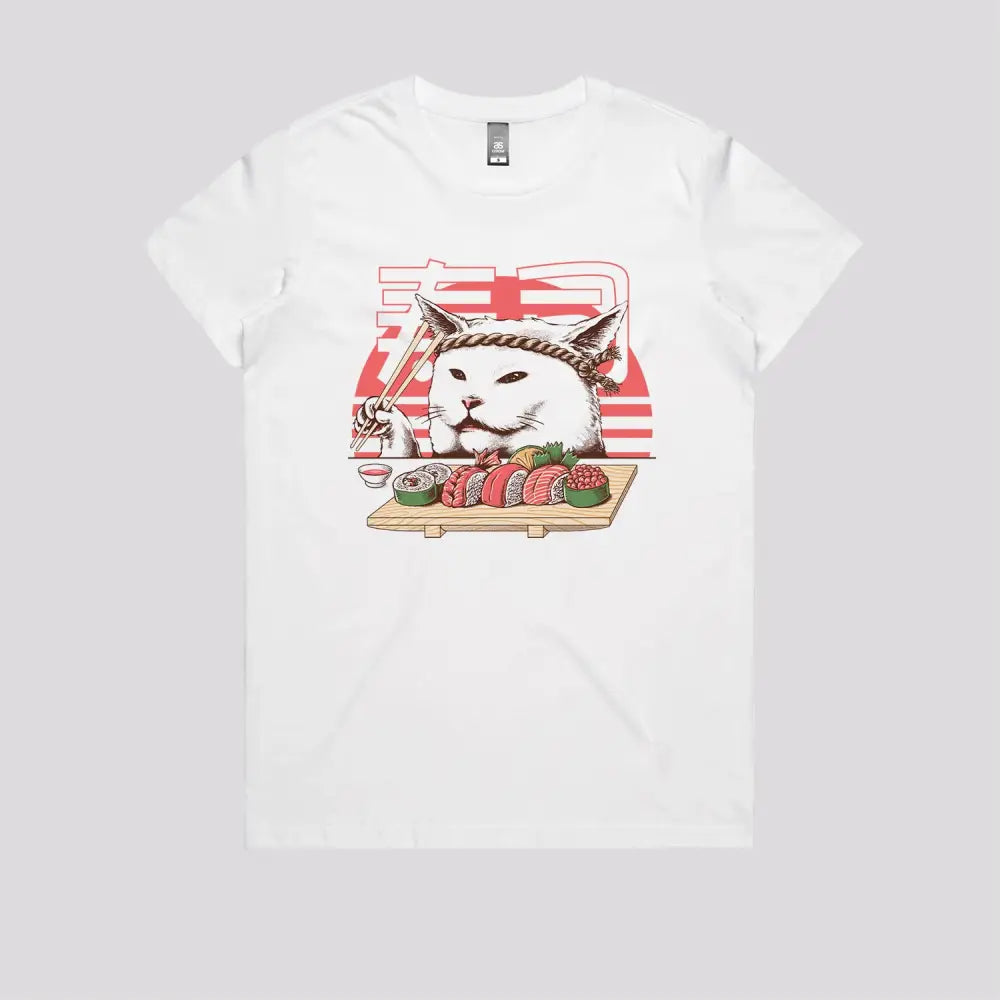 Master Chef Sushi Cat T-Shirt - Limitee Apparel