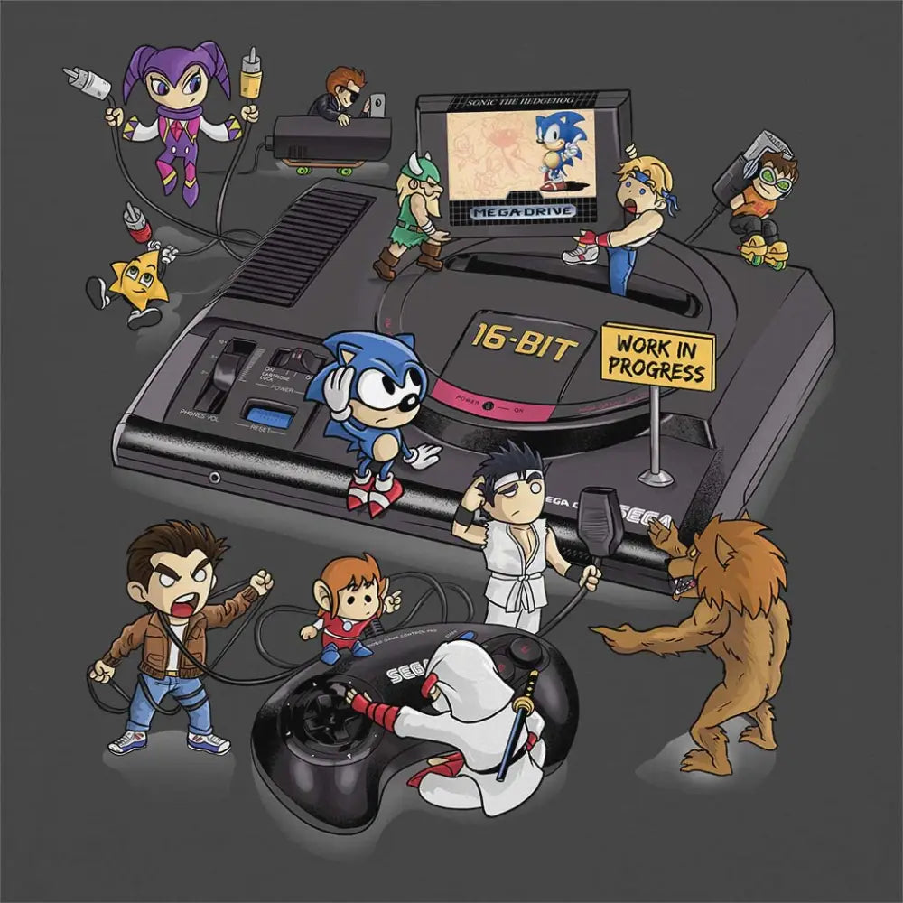 Mega Drive T-Shirt Adult Tee