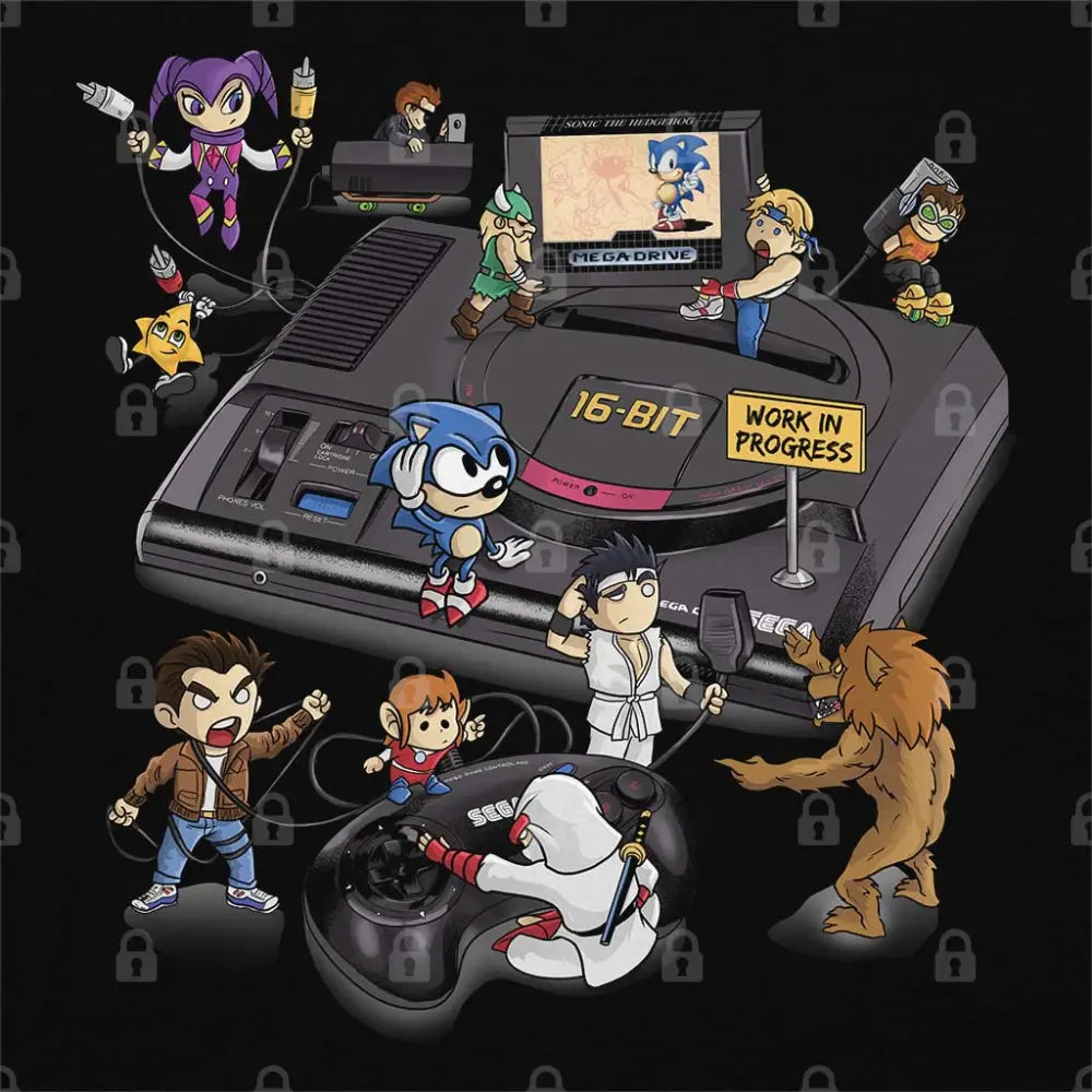 Mega Drive T-Shirt Adult Tee