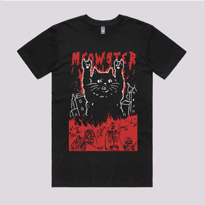 Meowster T-Shirt | Cat Horror T-Shirts Australia