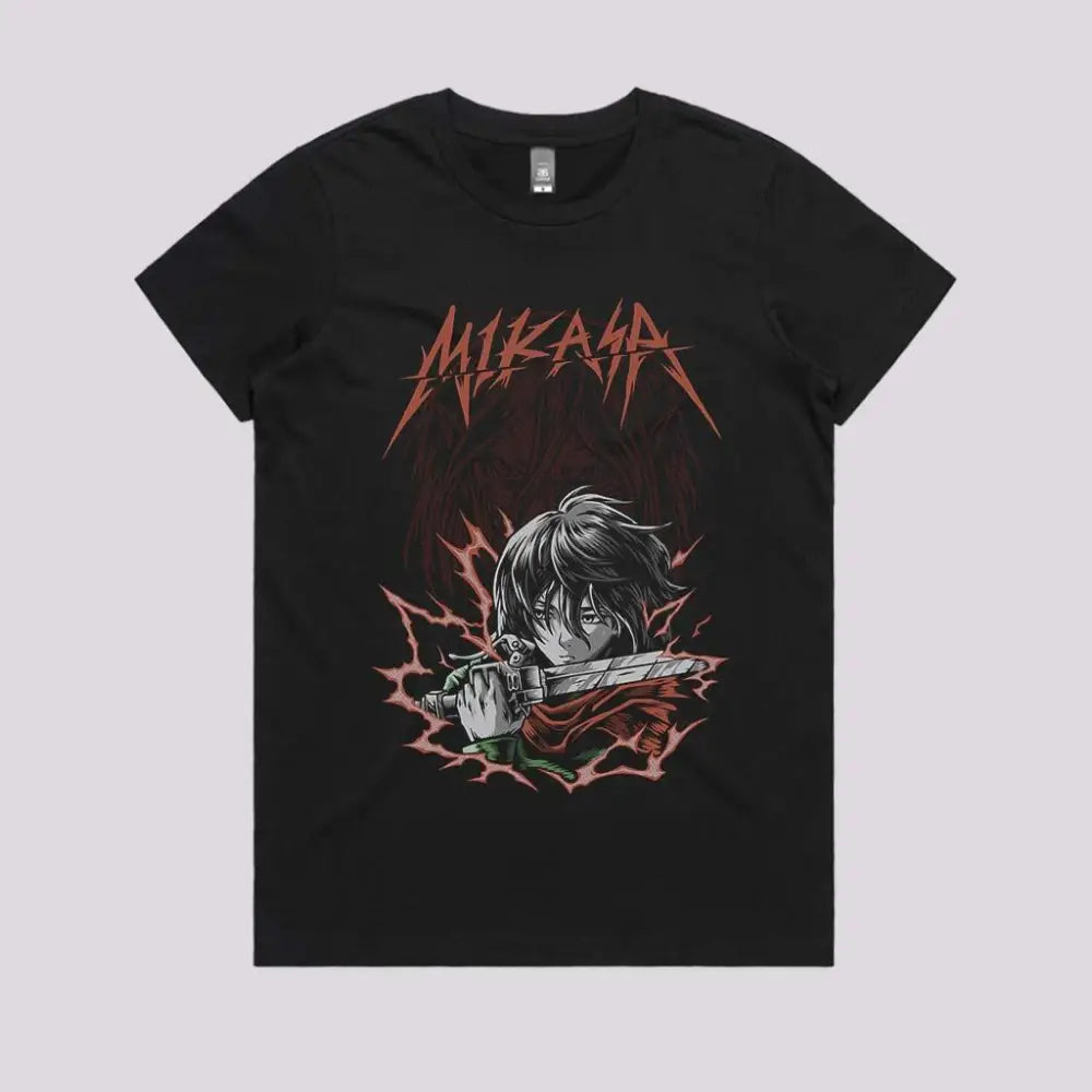 Mikasa Titan Slayer T-Shirt | Anime T-Shirts