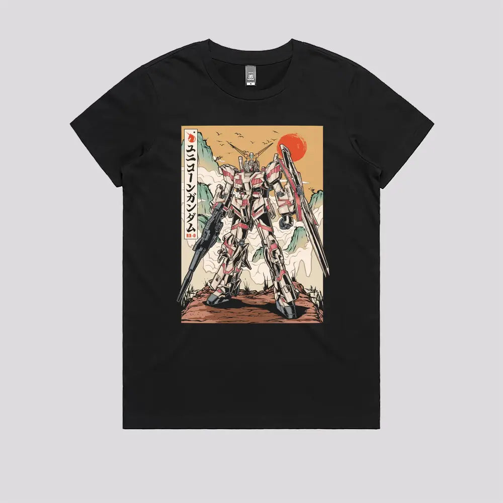 Mobile Suit Unicorn T-Shirt | Anime T-Shirts
