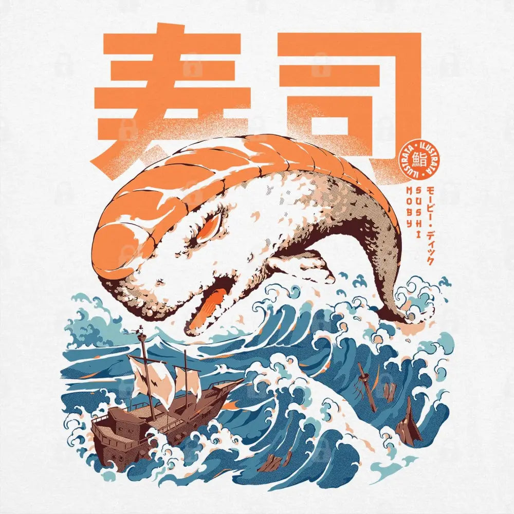 Moby Sushi T-Shirt - Limitee Apparel