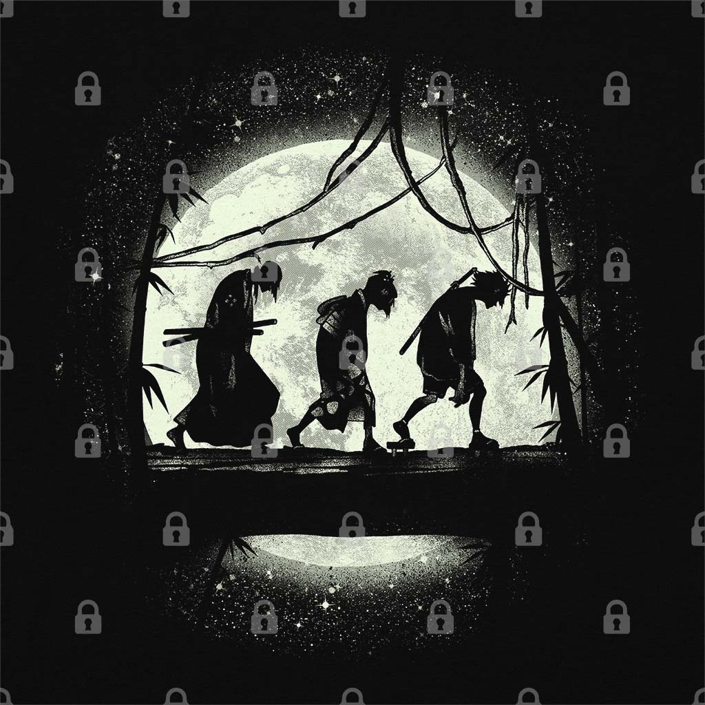Moonlight Samurai Graphic Tee