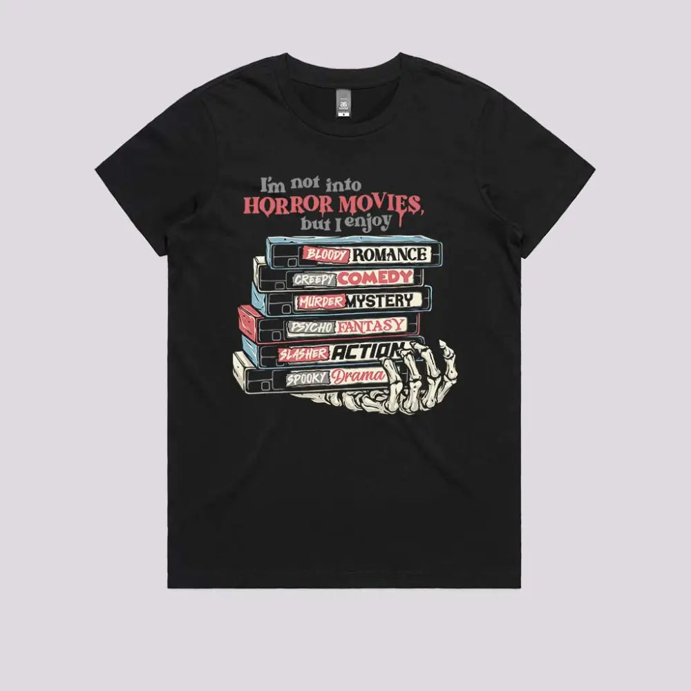 Movie Love T-Shirt Womens / Black Xs Adult Tee