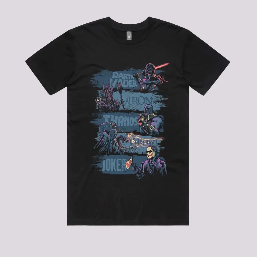 Movie Villains T-Shirt | Pop Culture T-Shirts