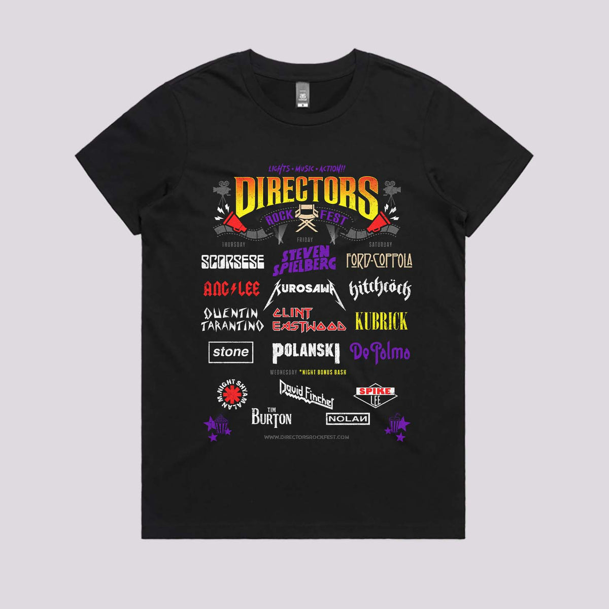 Movies Directors Rock Fest T-Shirt | Graphic Tees