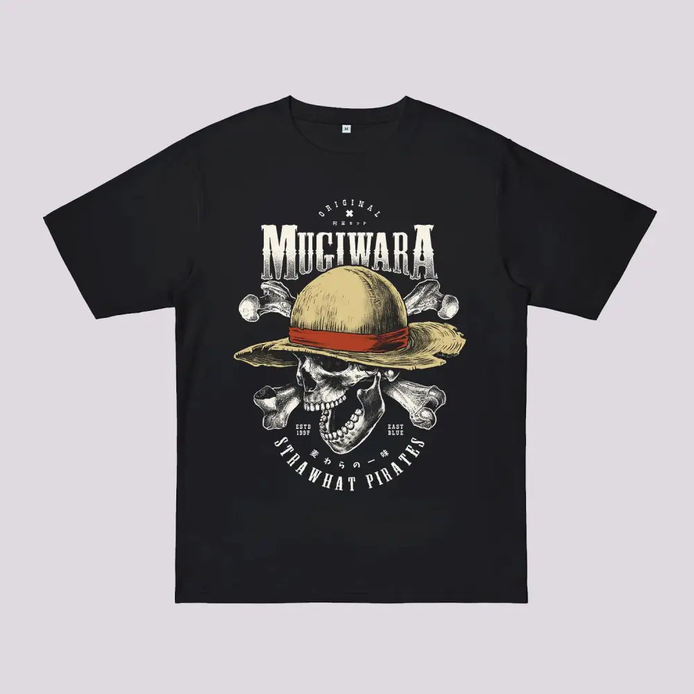 Mugiwara Straw Hat Pirates Oversized T-Shirt | Oversized Anime T-Shirts Australia