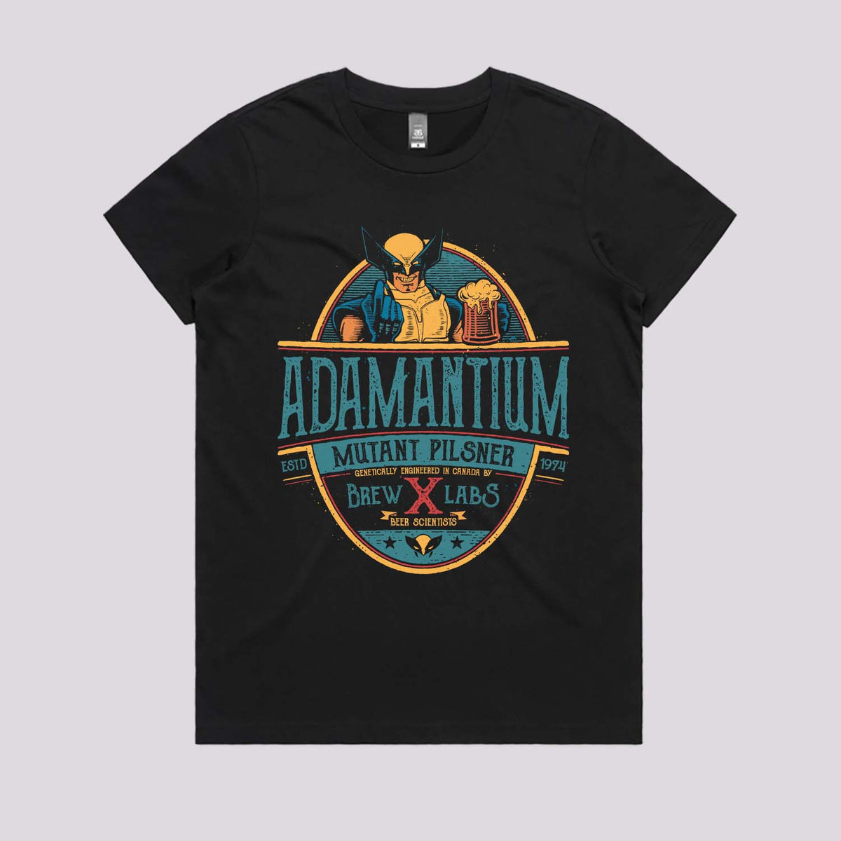 Brew X Labs Adamantium T-Shirt | Graphic Tees Online Australia
