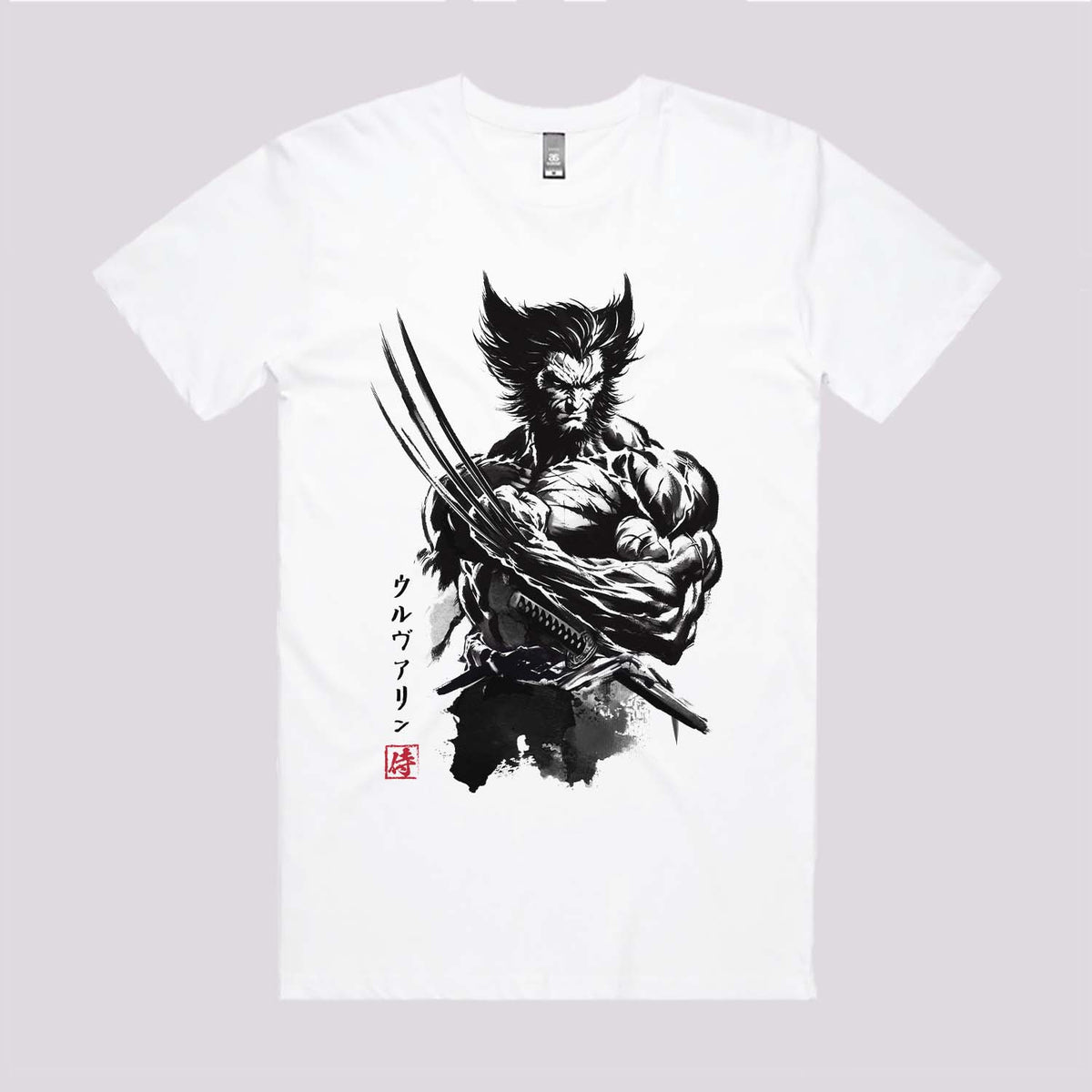 Mutant Samurai Sumi-e T-Shirt | Graphic Tees