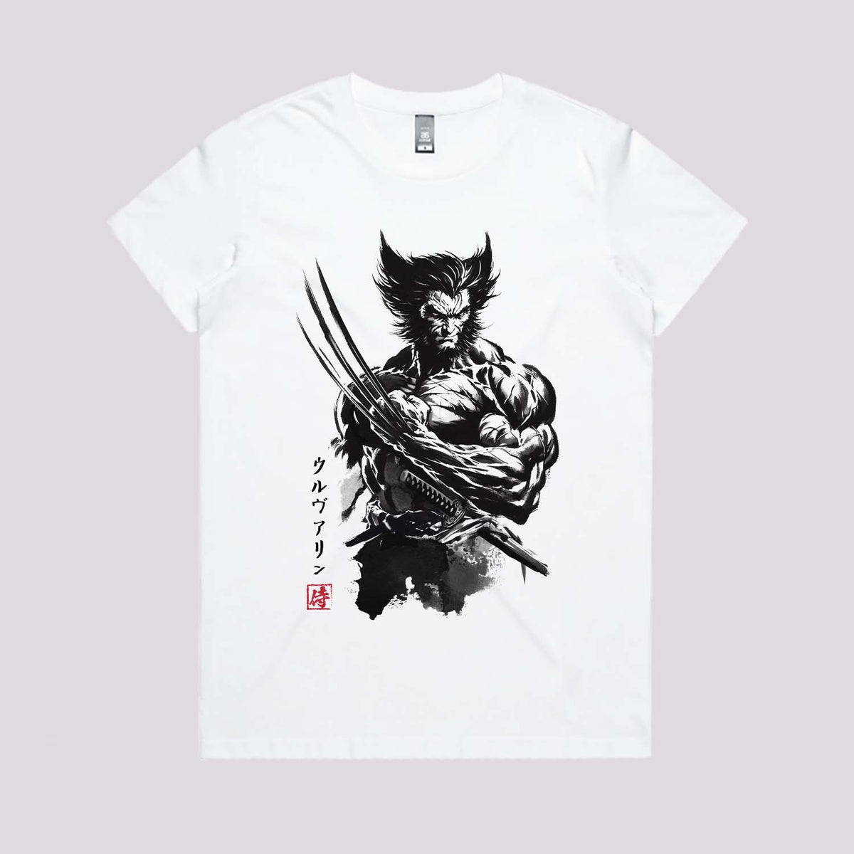 Mutant Samurai Sumi-e T-Shirt | Graphic Tees