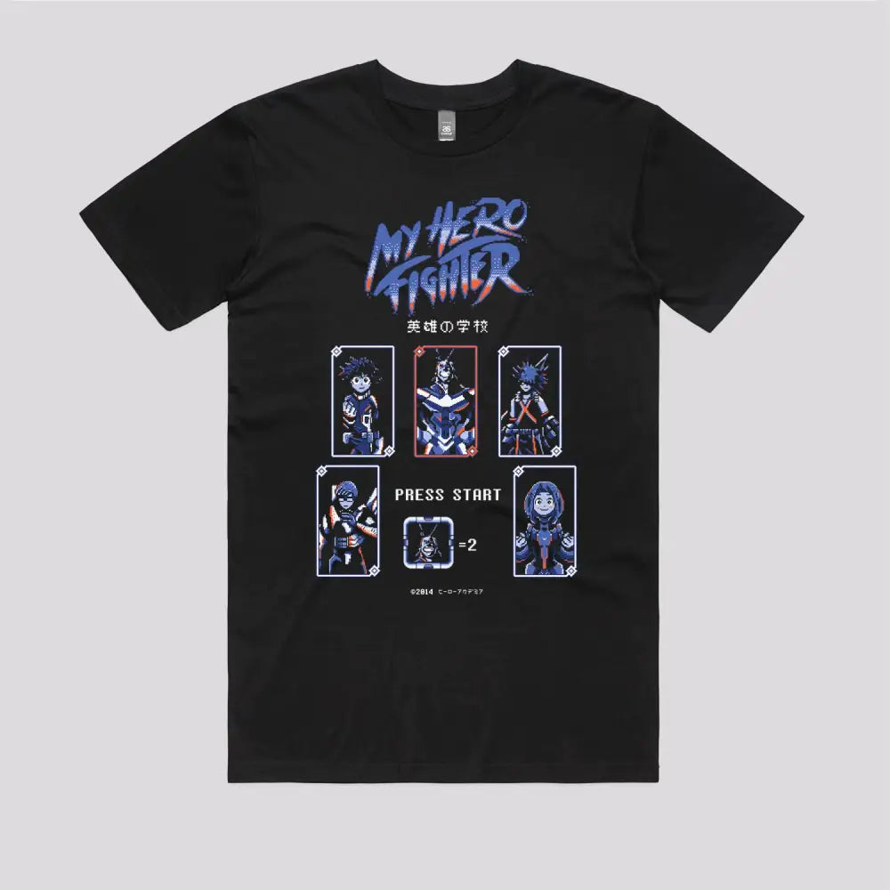 My Hero Fighter T-Shirt | Anime T-Shirts