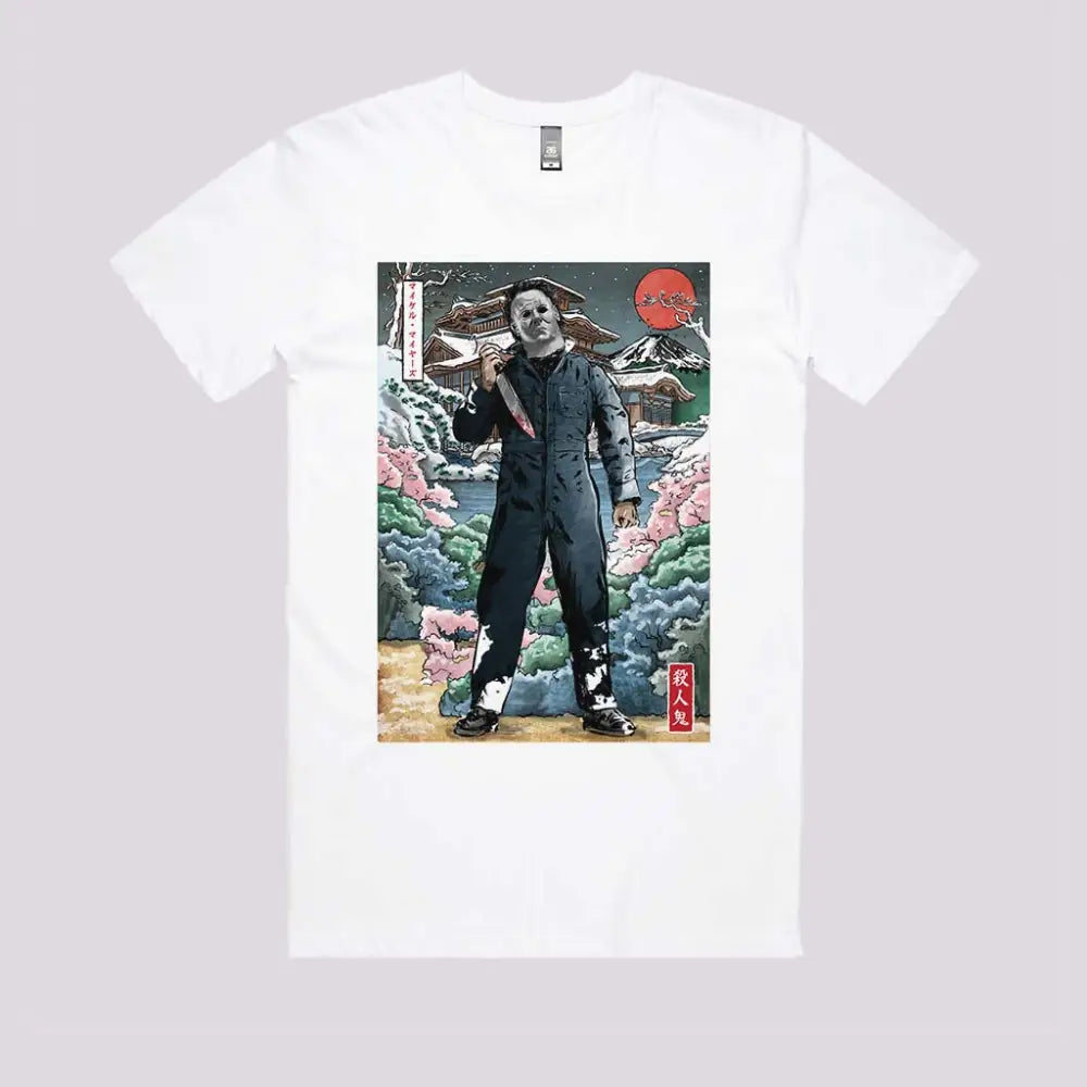 Myers In Japan T-Shirt Mens / White Xs Adult Tee