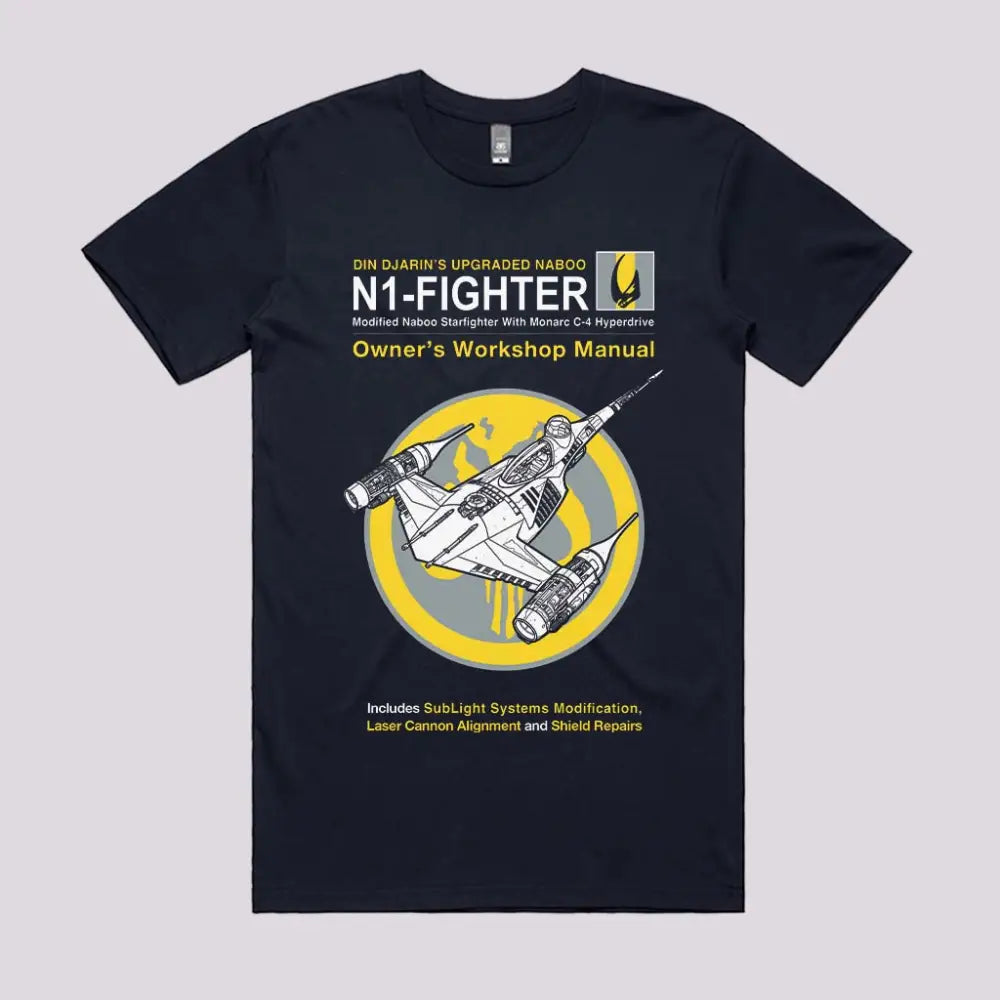 N1 Fighter Manual T-Shirt | Pop Culture T-Shirts
