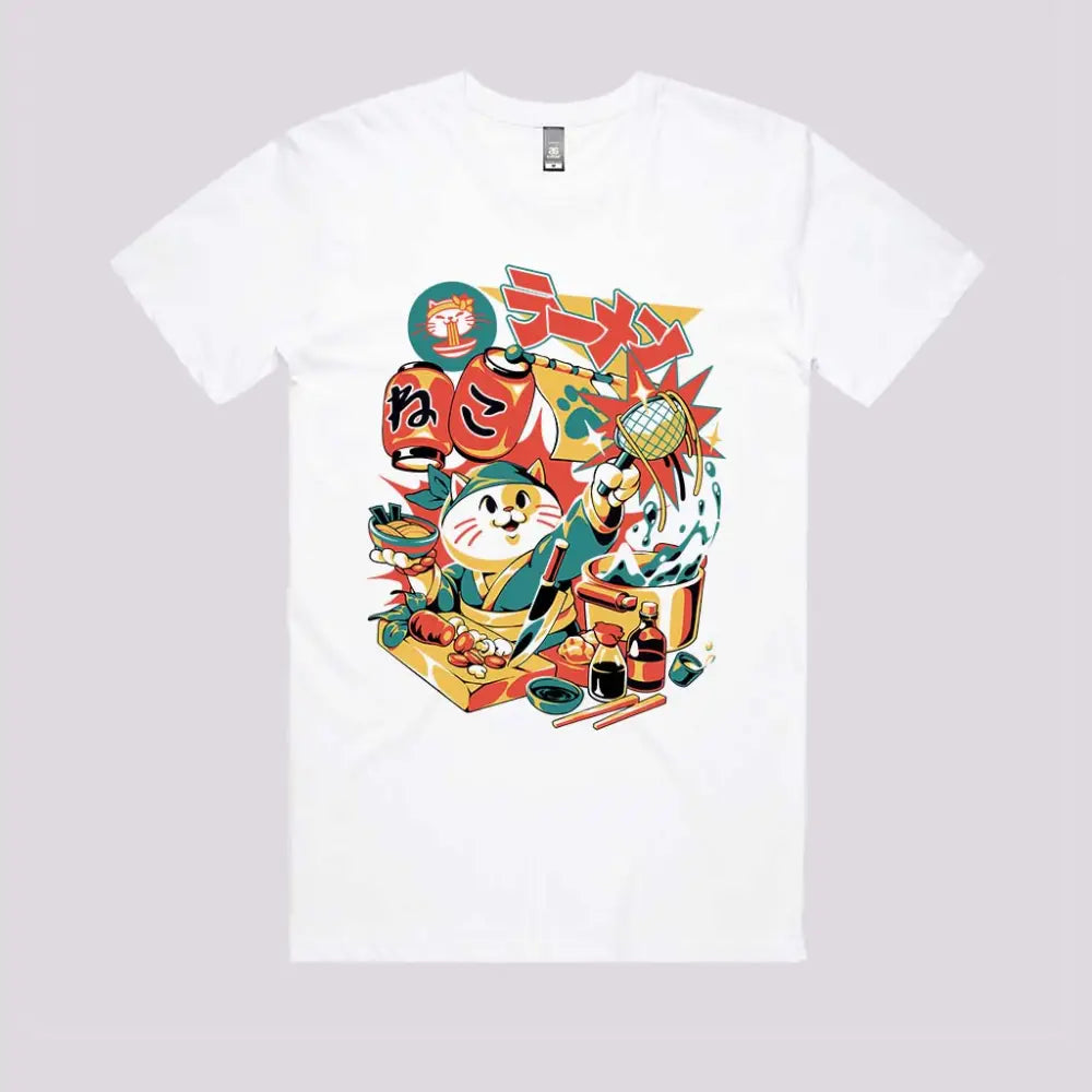 Neko Ramen T-Shirt Adult Tee