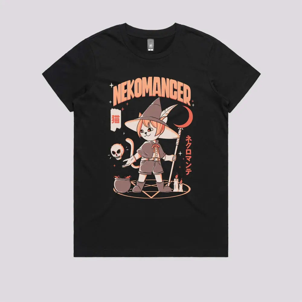 Nekomancer Cat T-Shirt - Limitee Apparel