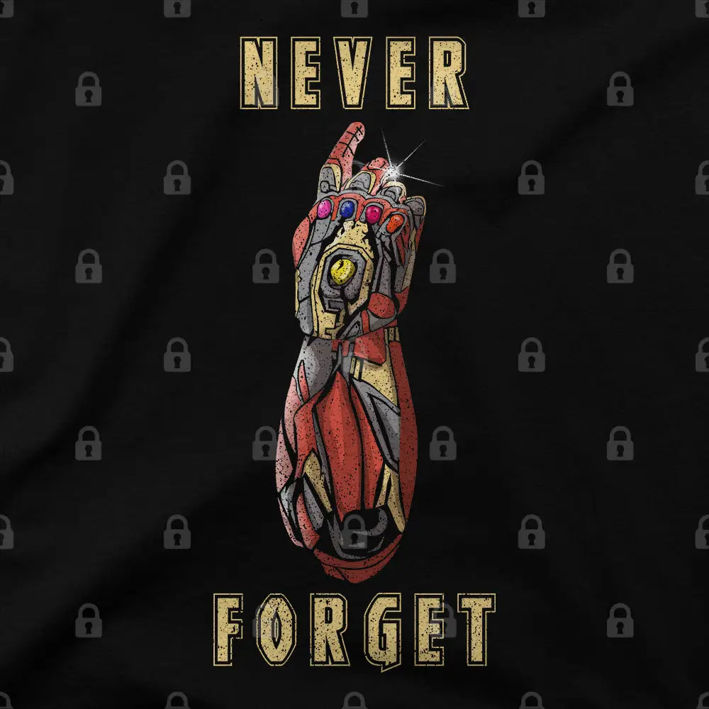 Never Forget Tony T-Shirt | Pop Culture T-Shirts