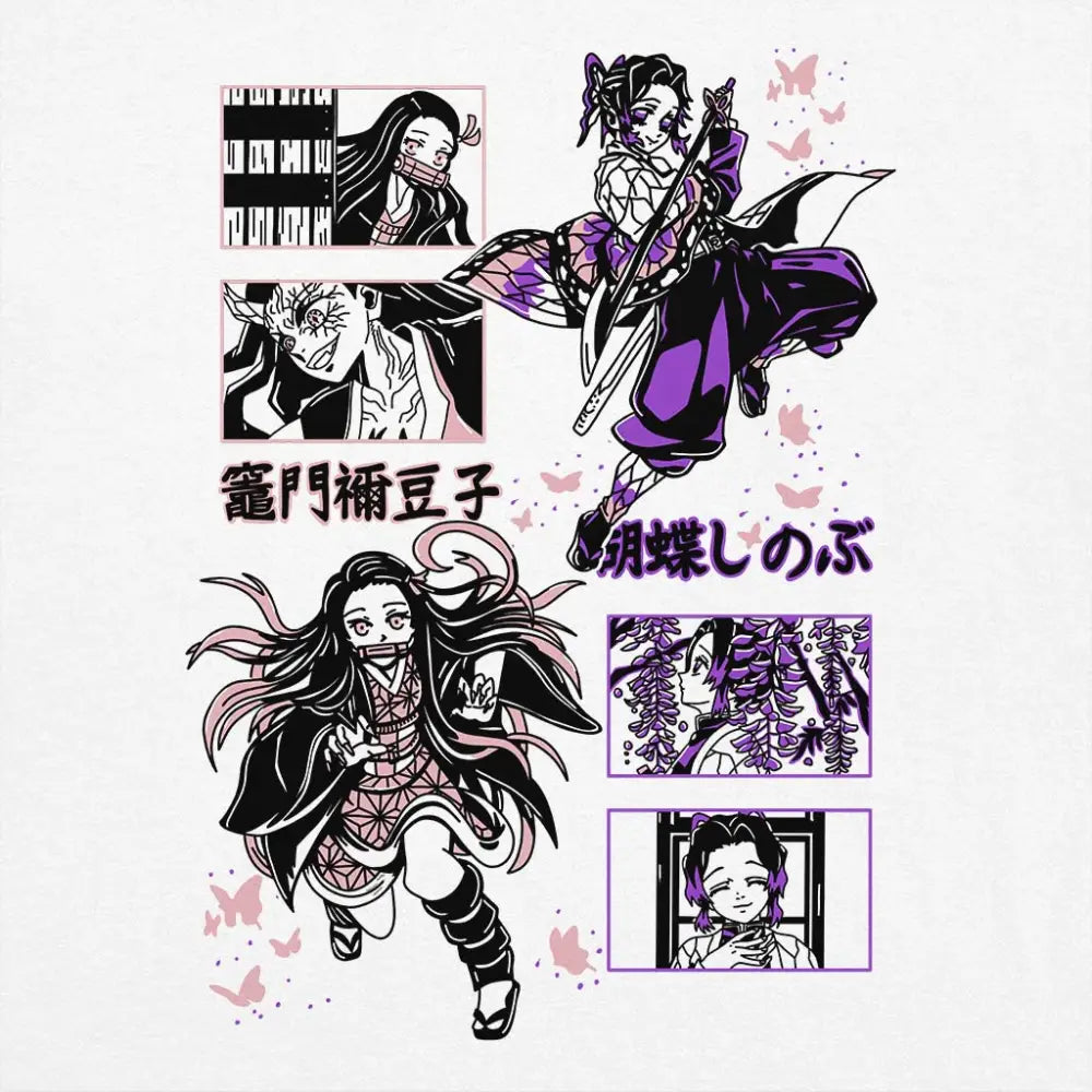 Nezuko and Shinobu T-Shirt | Anime T-Shirts