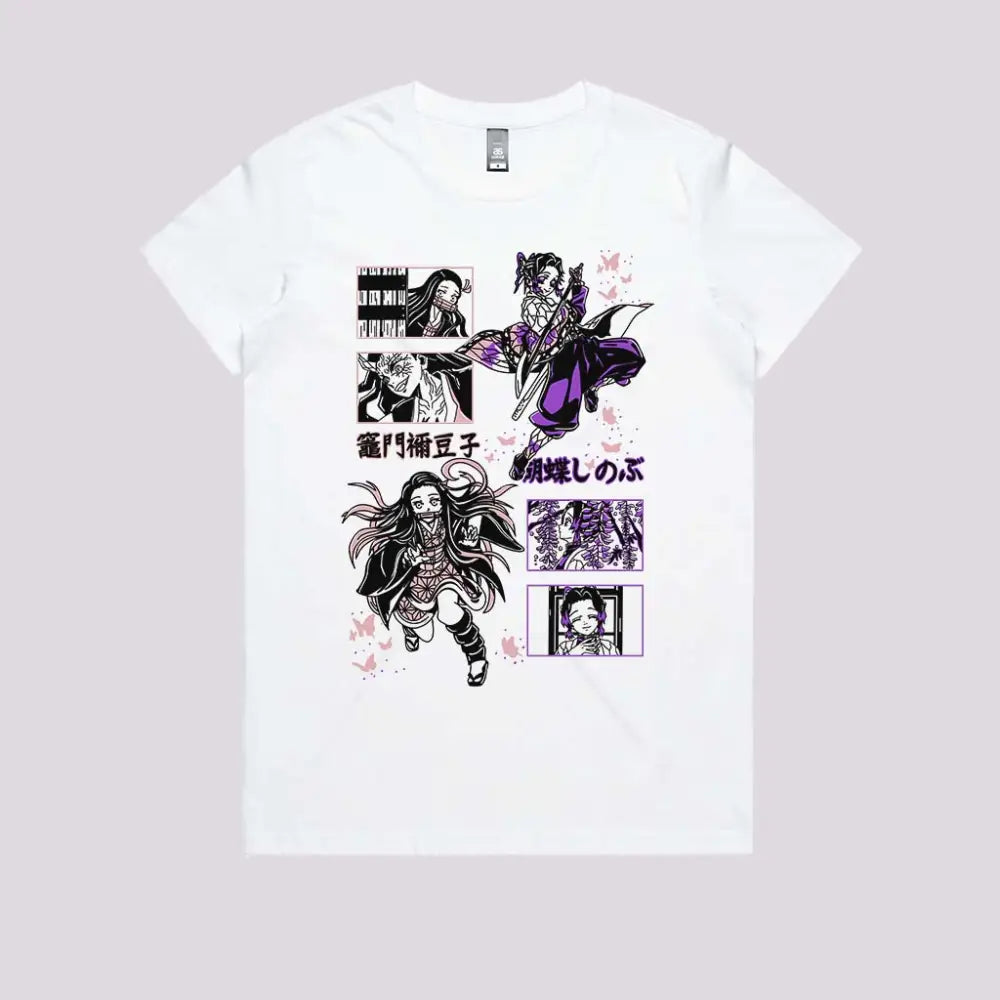 Nezuko and Shinobu T-Shirt | Anime T-Shirts